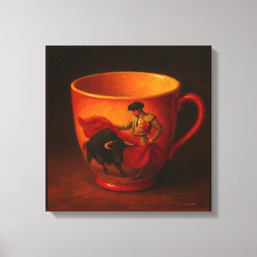 Toile Combattant de taureau torero (Recto)