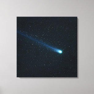 Toile Comète dans le ciel nocturne