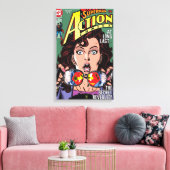 Toile Comics d'action #662 févr. 91 (Insitu(Salon))