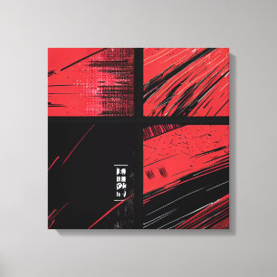 Toile Comique japonaise Abstrait #2