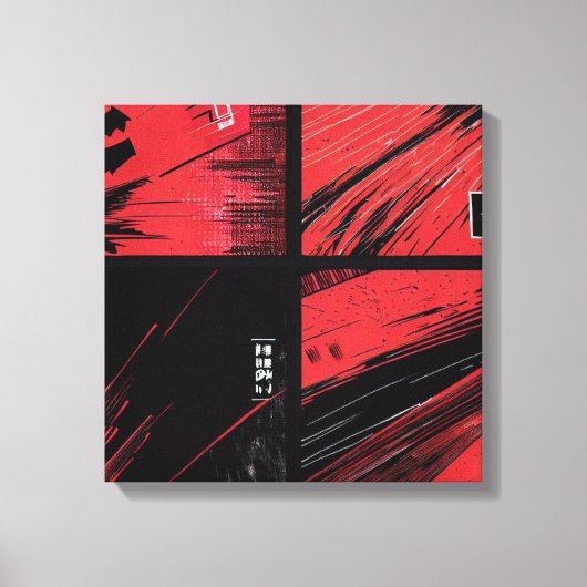 Toile Comique japonaise Abstrait #2 (Recto)