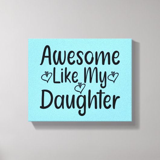 Toile Comme Ma Fille (Recto)
