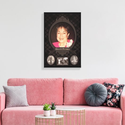 toile commémorative grand-mère (Insitu(Salon))