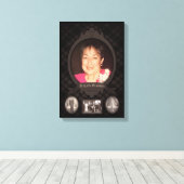 toile commémorative grand-mère (Insitu (Plancher de Bois))