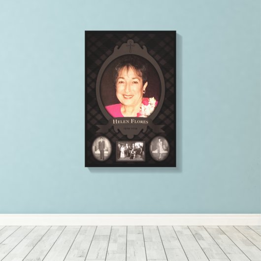 toile commémorative grand-mère (Insitu (Plancher de Bois))