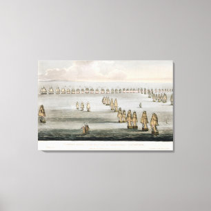 Toile Commencement de la bataille de Trafalgar, 21ème
