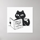 Toile Comment ignorer vos gens (Recto)