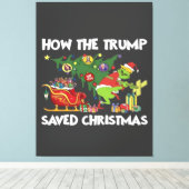 Toile Comment Trump a sauvé Noël (Insitu (Plancher de Bois))