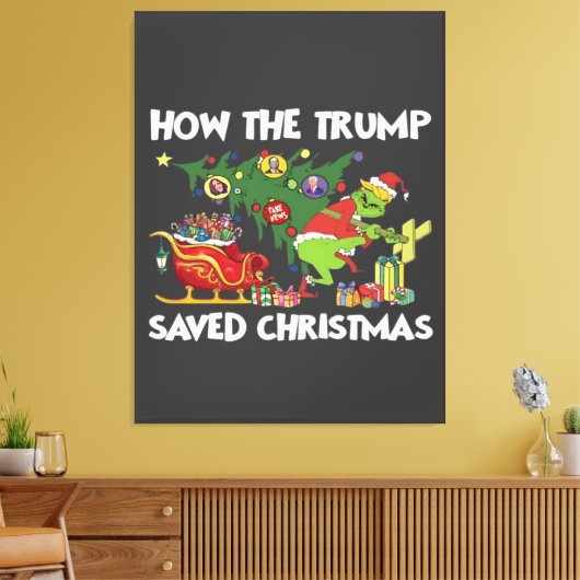 Toile Comment Trump a sauvé Noël (Insitu(Salon))
