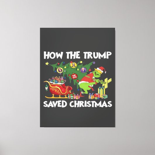Toile Comment Trump a sauvé Noël (Recto)