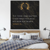 Toile Comment vous le supportez - Citation de philosophi (Insitu(Chambre))