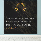 Toile Comment vous le supportez - Citation de philosophi (Insitu (Plancher de Bois))