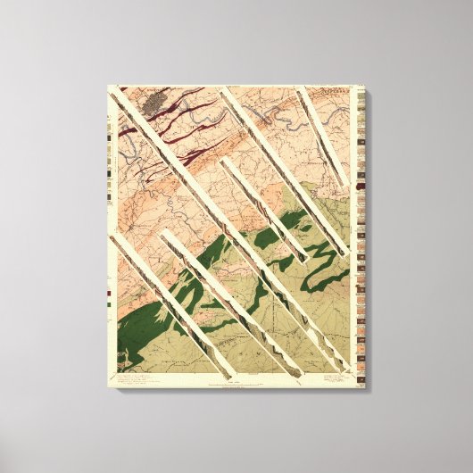 Toile Commission géologique du Tennessee et du Nord (Recto)