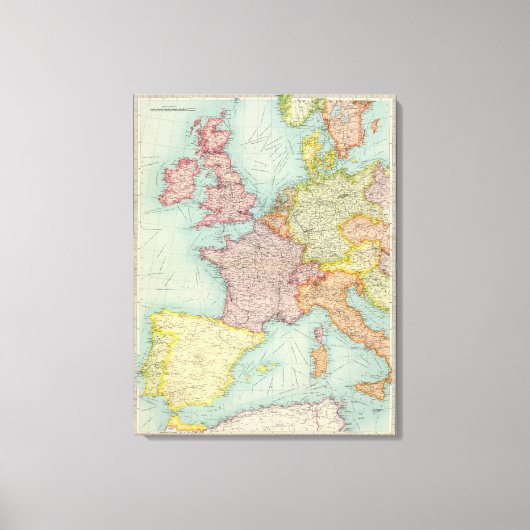 Toile Communications de l'Europe occidentale (Recto)