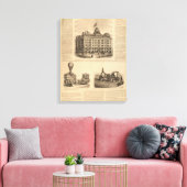 Toile Compagnie d'assurance-vie Continental (Insitu(Salon))