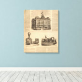 Toile Compagnie d'assurance-vie Continental (Insitu (Plancher de Bois))