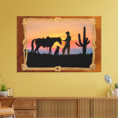 TOILE COMPAGNONS DE COWBOY (Insitu(Salon))
