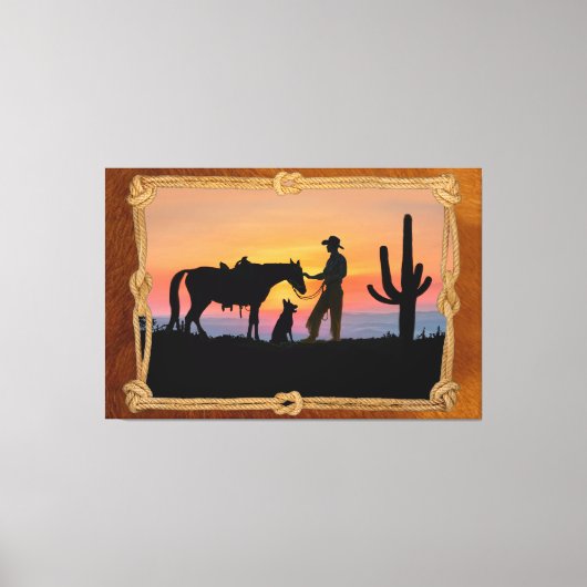 TOILE COMPAGNONS DE COWBOY (Recto)