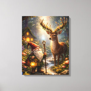 Toile Compagnons de la Forêt Enchantée Fantastique
