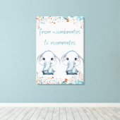 Toile Compagnons de matrice à colocataires Art de mur de (Insitu (Plancher de Bois))