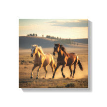 Compagnons Sauvages au Coucher du Soleil – Décorat
