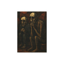 Compagnons silencieux" | Cubiste & Expressionniste
