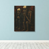 Toile Compagnons silencieux" | Cubiste & Expressionniste (Insitu (Plancher de Bois))