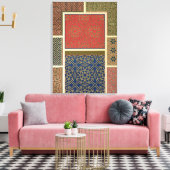 Toile Compartiments et bordures en bois, de "l'art arabe (Insitu(Salon))