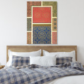 Toile Compartiments et bordures en bois, de "l'art arabe (Insitu(Chambre))