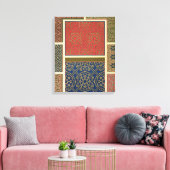 Toile Compartiments et bordures en bois, de "l'art arabe (Insitu(Salon))
