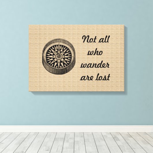 Toile Compas de Vintage (Insitu (Plancher de Bois))