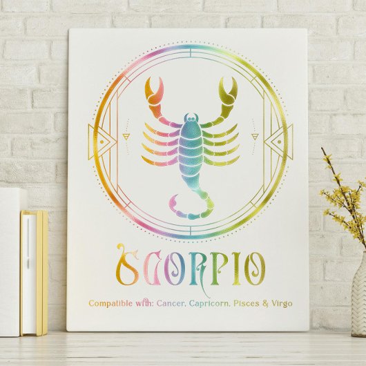 Toile Compatibilité Scorpio Conçu