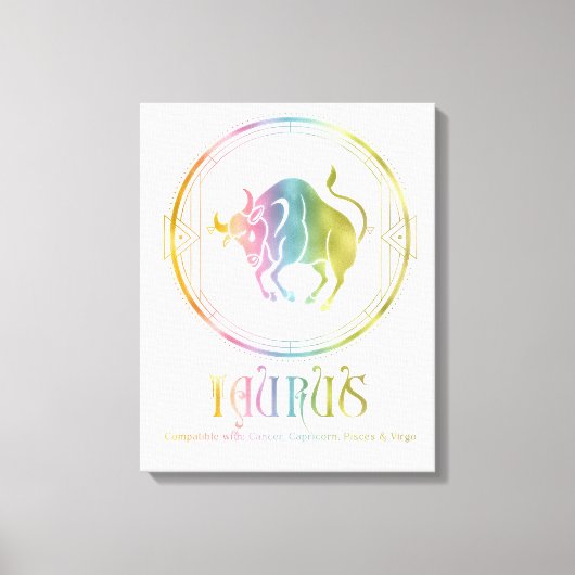 Toile Compatibilité Taurus Conçu (Recto)