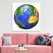 Toile Complétez La Terre Avec Des Données Topographiques (Insitu(Salon))