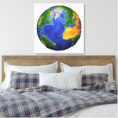 Toile Complétez La Terre Avec Des Données Topographiques (Insitu(Chambre))