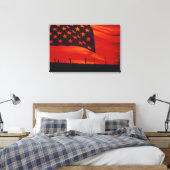 Toile Composé numérique du drapeau américain (Insitu(Chambre))