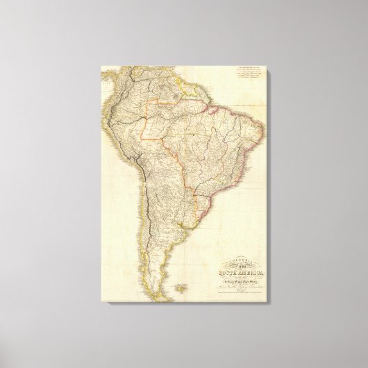Toile Composite Colombia Prima, Amérique du Sud (Recto)