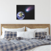 Toile Composite numérique d'une comète se dirigeant vers (Insitu(Chambre))