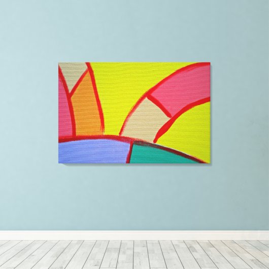 Toile Composition #11A par Michael Moffa (Insitu (Plancher de Bois))