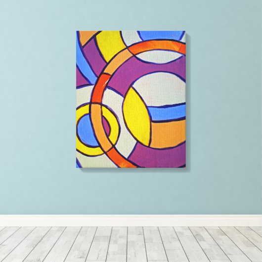 Toile Composition #14 par Michael Moffa (Insitu (Plancher de Bois))