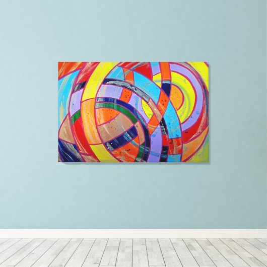 Toile Composition #15 par Michael Moffa (Insitu (Plancher de Bois))