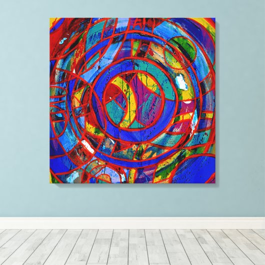 Toile Composition #17 par Michael Moffa (Insitu (Plancher de Bois))