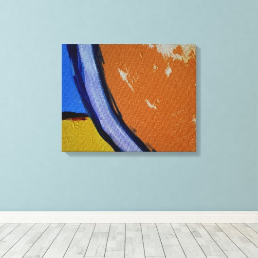 Toile Composition #1A par Michael Moffa (Insitu (Plancher de Bois))