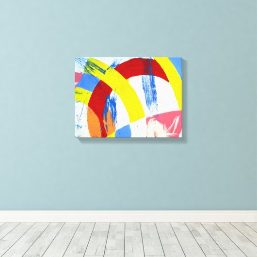 Toile Composition #2A par Michael Moffa (Insitu (Plancher de Bois))