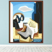 Toile Composition à l'oiseau (Insitu (Plancher de Bois))