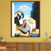Toile Composition à l'oiseau (Insitu(Salon))