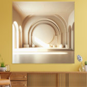 Toile Composition à Sphère Centrale (Insitu(Salon))