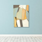 Toile Composition Abstraite avec des couleurs bouchées (Insitu (Plancher de Bois))