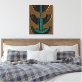 Toile Composition Abstraite Verticale Géométrique (Insitu(Chambre))