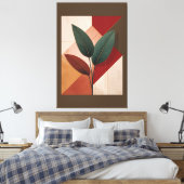 Toile Composition botanique moderne (Insitu(Chambre))